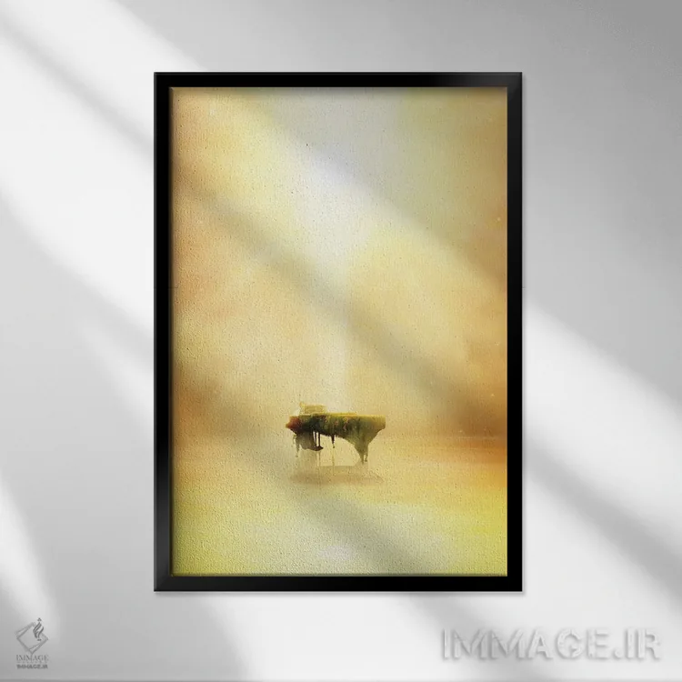 تابلو دکوراتیو کنسرت درخشان اثر دیوگو وریسی مو - نمای قابدار مشکی