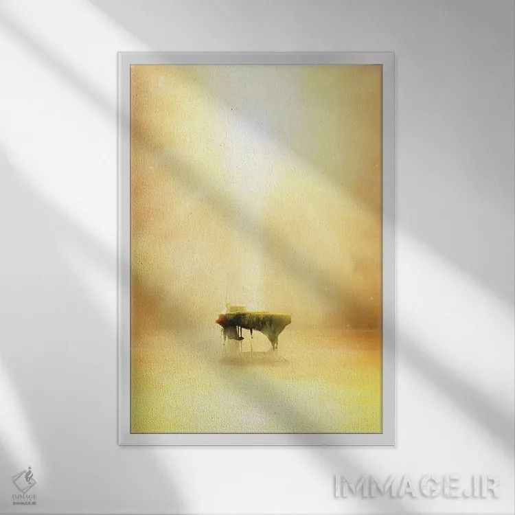 تابلو دکوراتیو کنسرت درخشان اثر دیوگو وریسی مو - نمای قابدار سفید