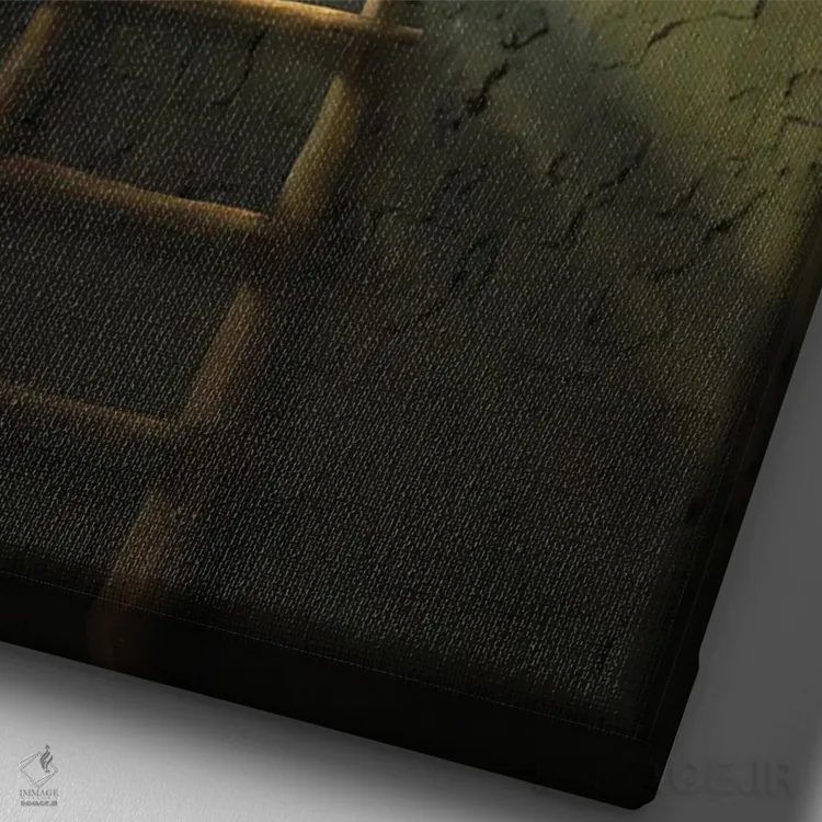 تابلو دکوراتیو فرار اثر دیوگو وریسی مو - نمای نزدیک بافت بوم