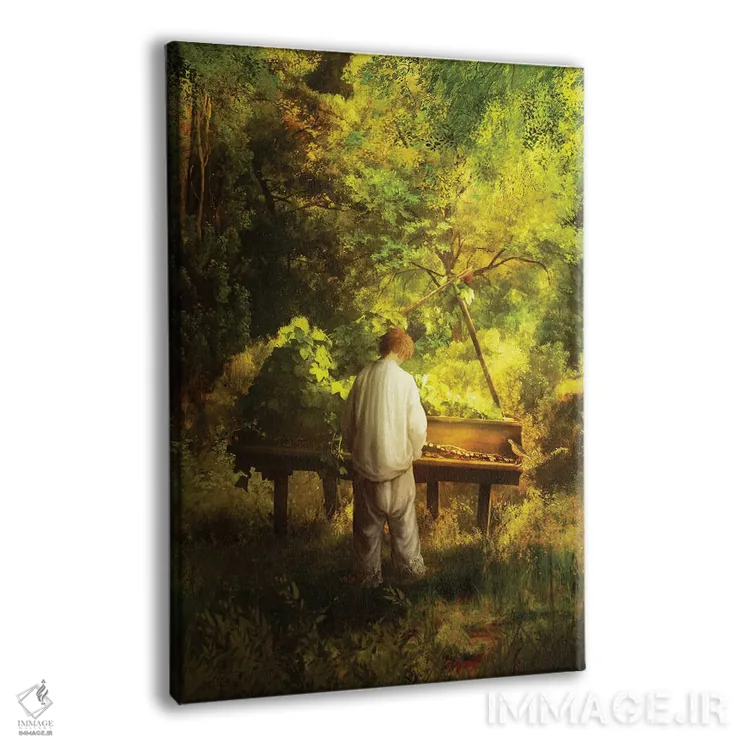 تابلو دکوراتیو سمفونی جنگل اثر دیوگو وریسی مو - نمای پرسپکتیو محصول