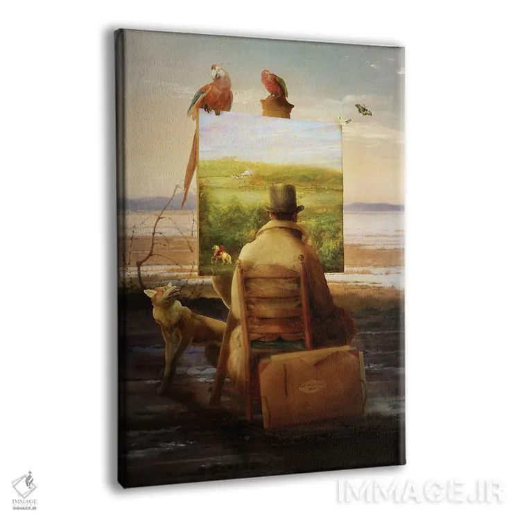 تابلو دکوراتیو آنچه زمانی بود اثر دیوگو وریسی مو - نمای پرسپکتیو محصول