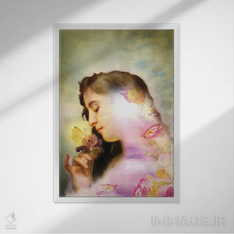 تابلو دکوراتیو نور درونی اثر دیوگو وریسی مو - نمای قابدار سفید