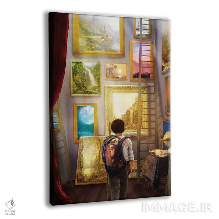 تابلو دکوراتیو مقصدها اثر دیوگو وریسی مو - نمای پرسپکتیو محصول