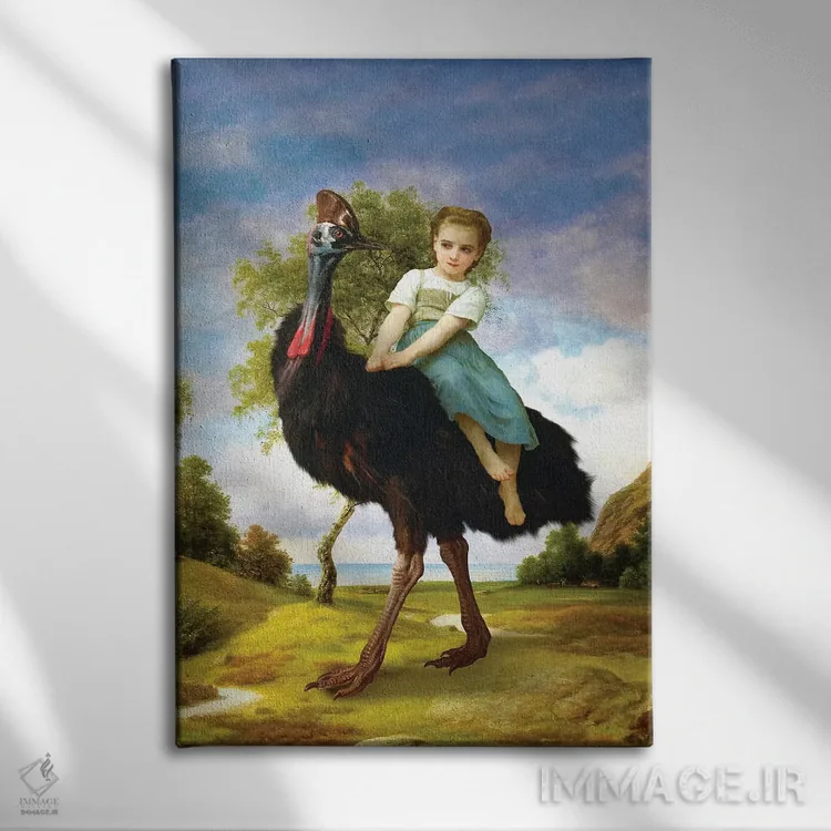 تابلو دکوراتیو حیوان خانگی کوچک من اثر دیوگو وریسی مو - نمای روبهرو روی دیوار