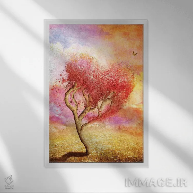 تابلو دکوراتیو چون گردی در باد اثر دیوگو وریسی مو - نمای قابدار سفید