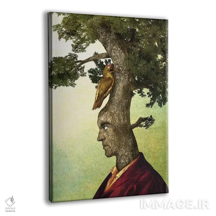 تابلو دکوراتیو سرسخت اثر دیوگو وریسی مو - نمای پرسپکتیو محصول