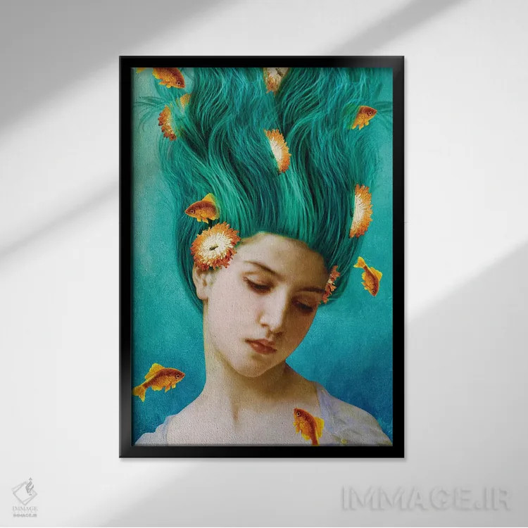 تابلو دکوراتیو جاذبه شیرین اثر دیوگو وریسی مو - نمای قابدار مشکی