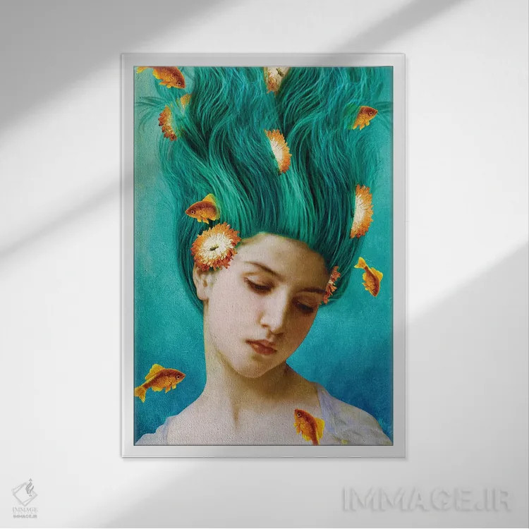 تابلو دکوراتیو جاذبه شیرین اثر دیوگو وریسی مو - نمای قابدار سفید