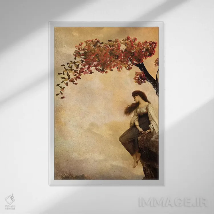 تابلو دکوراتیو افول سنت ها اثر دیوگو وریسی مو - نمای قابدار سفید