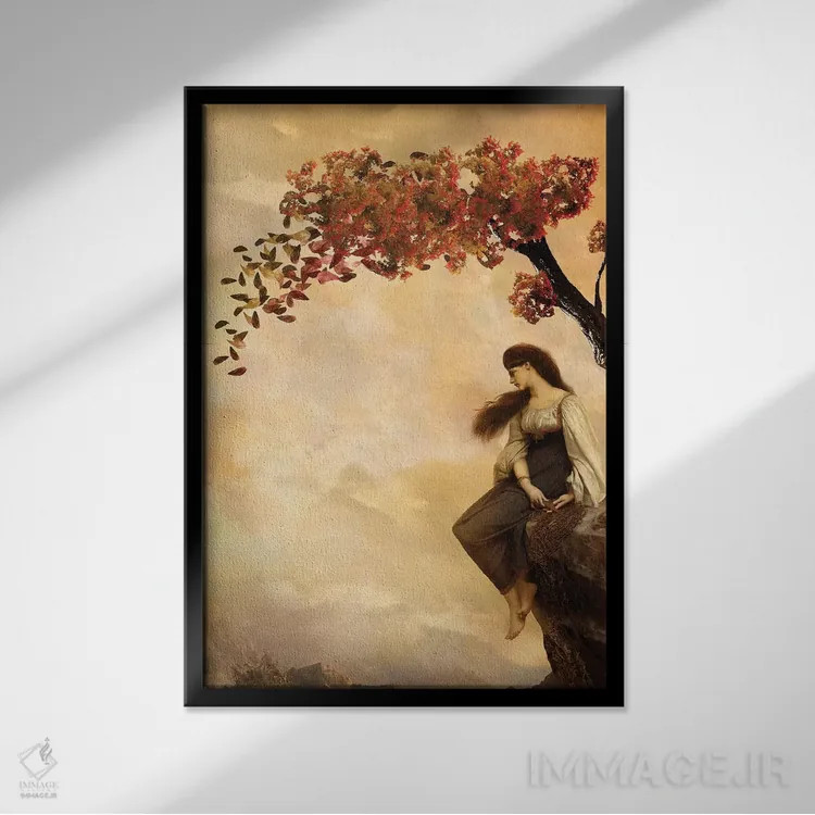 تابلو دکوراتیو افول سنت ها اثر دیوگو وریسی مو - نمای قابدار مشکی