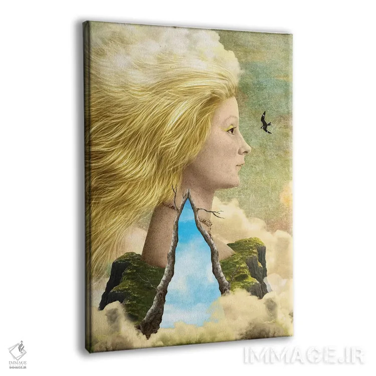 تابلو دکوراتیو شفق قطبی اثر دیوگو وریسی مو - نمای پرسپکتیو محصول