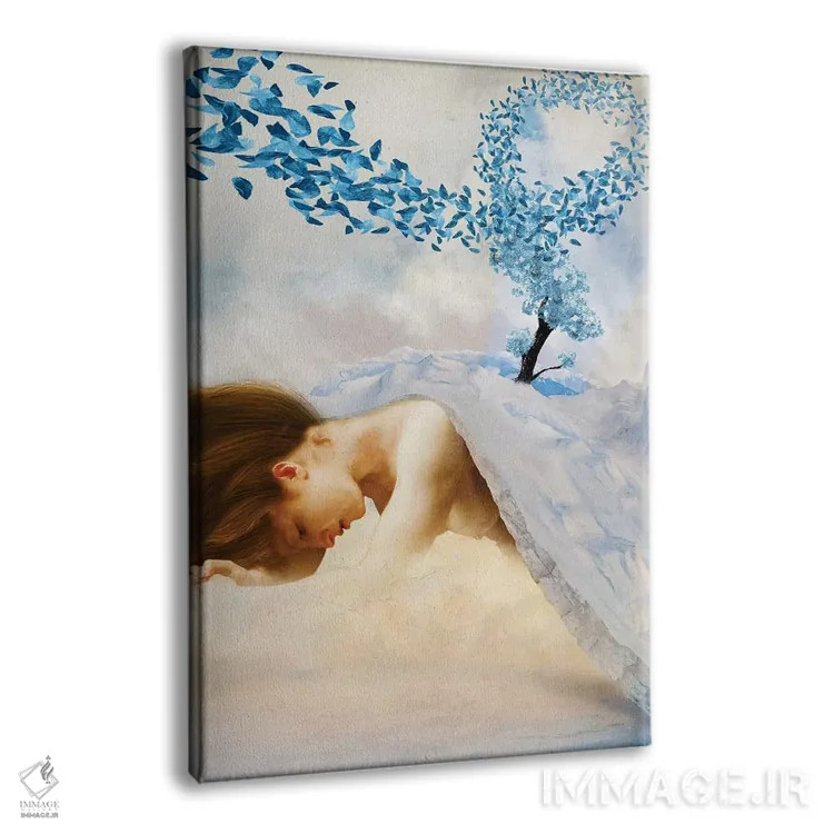 تابلو دکوراتیو سوگواری زمستان اثر دیوگو وریسی مو - نمای پرسپکتیو محصول