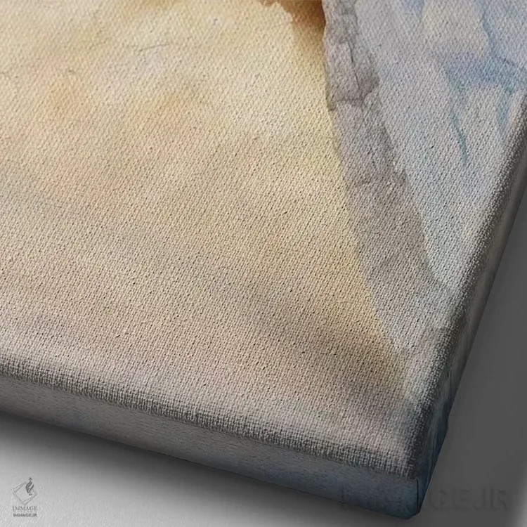 تابلو دکوراتیو سوگواری زمستان اثر دیوگو وریسی مو - نمای نزدیک بافت بوم