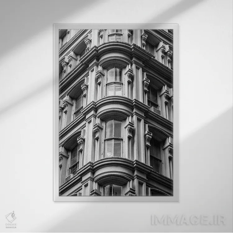 تابلو دکوراتیو پنجره ها اثر دیوید گارباورر - نمای قابدار سفید