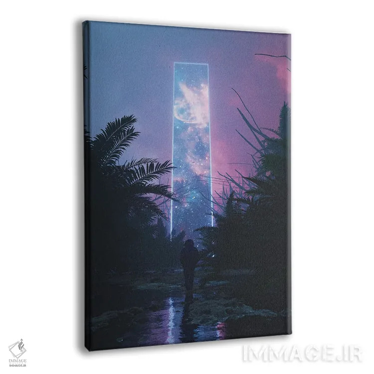 تابلو دکوراتیو آن سوی جنگل اثر داوانش آتری - نمای پرسپکتیو محصول