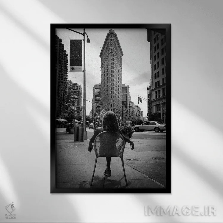 تابلو دکوراتیو همه مال من اثر دیوید گارباورر - نمای قابدار مشکی