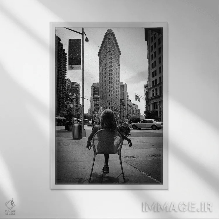 تابلو دکوراتیو همه مال من اثر دیوید گارباورر - نمای قابدار سفید