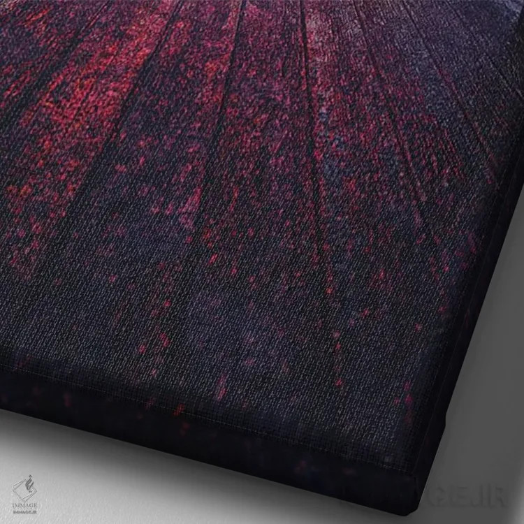 تابلو دکوراتیو دستاورد اثر داوانش آتری - نمای نزدیک بافت بوم