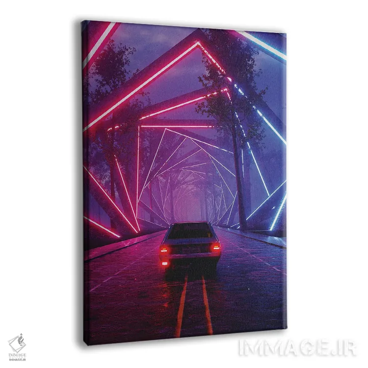 تابلو دکوراتیو رانندگی اثر داوانش آتری - نمای پرسپکتیو محصول