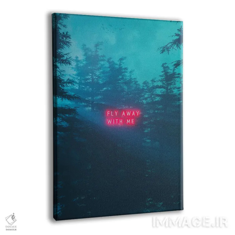 تابلو دکوراتیو پرواز کن اثر داوانش آتری - نمای پرسپکتیو محصول
