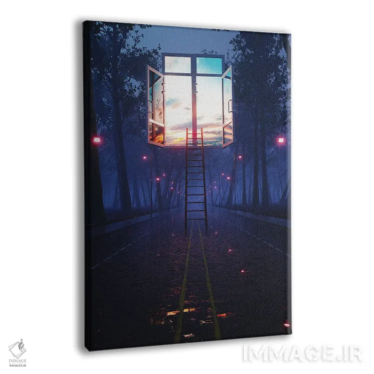 تابلو دکوراتیو آسمان آزاد اثر داوانش آتری - نمای پرسپکتیو محصول