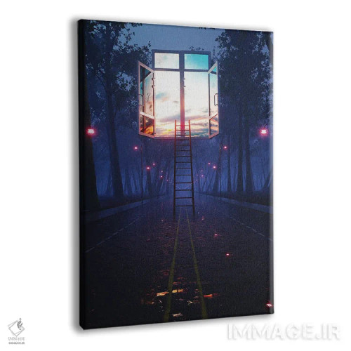 تابلو دکوراتیو آسمان آزاد اثر داوانش آتری - نمای پرسپکتیو محصول