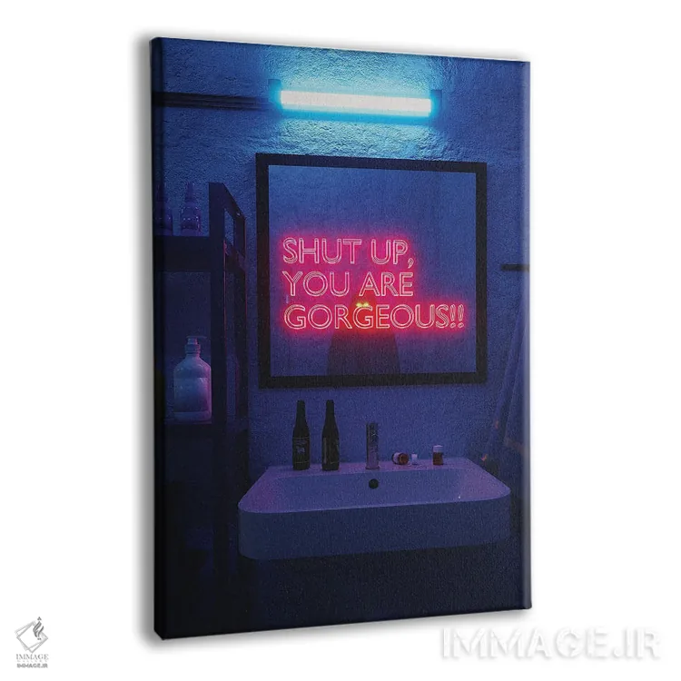 تابلو دکوراتیو تردید به خود اثر داوانش آتری - نمای پرسپکتیو محصول