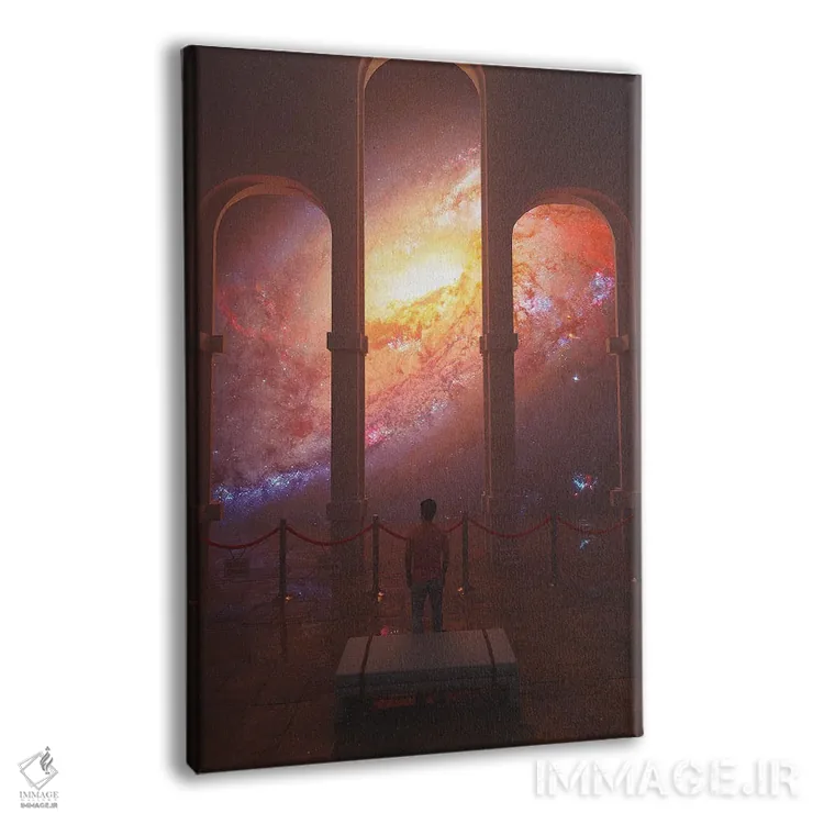 تابلو دکوراتیو موزه فضا اثر داوانش آتری - نمای پرسپکتیو محصول