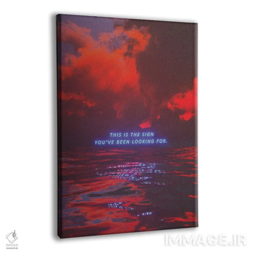 تابلو دکوراتیو امروز را دریاب اثر داوانش آتری - نمای پرسپکتیو محصول