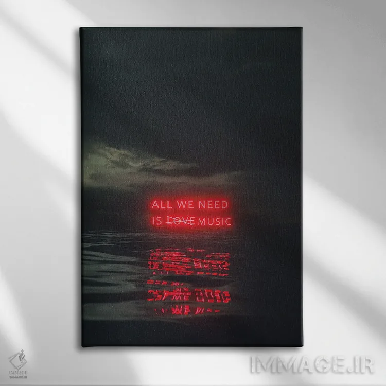 تابلو دکوراتیو تمثیل اثر داوانش آتری - نمای روبهرو روی دیوار