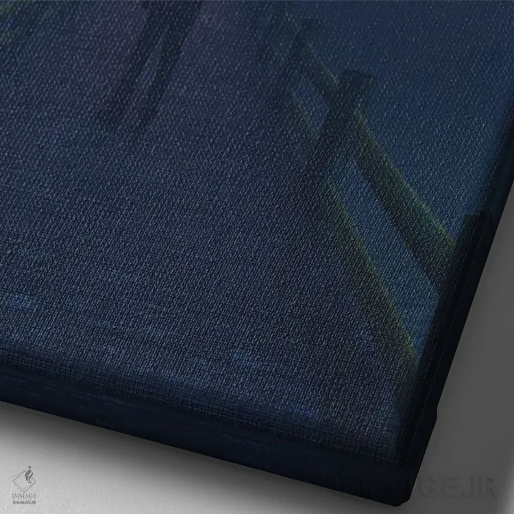 تابلو دکوراتیو چشم اثر داوانش آتری - نمای نزدیک بافت بوم