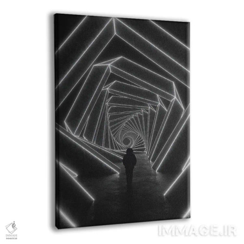 تابلو دکوراتیو ادراک تغییر یافته اثر داوانش آتری - نمای پرسپکتیو محصول