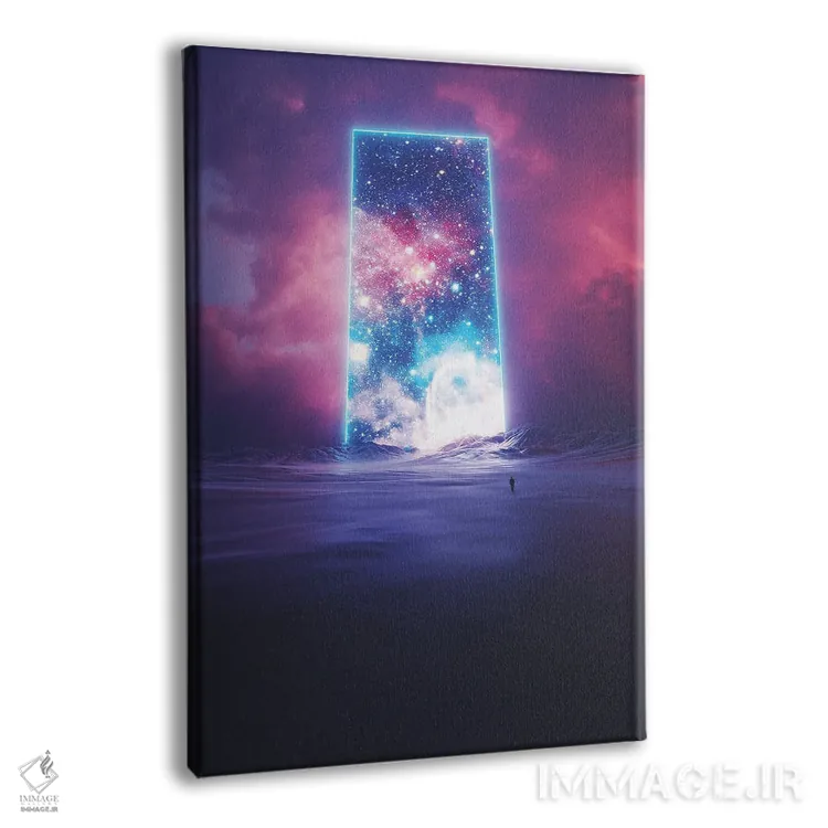 تابلو دکوراتیو در میان طوفان اثر داوانش آتری - نمای پرسپکتیو محصول