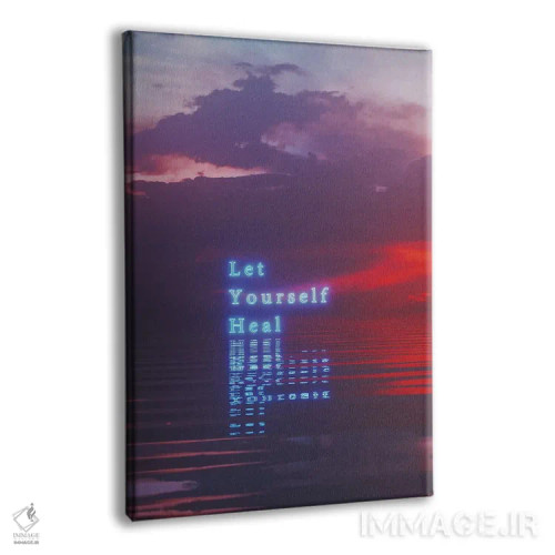 تابلو مینیمال با زمان اثر داوانش آتری - نمای پرسپکتیو محصول