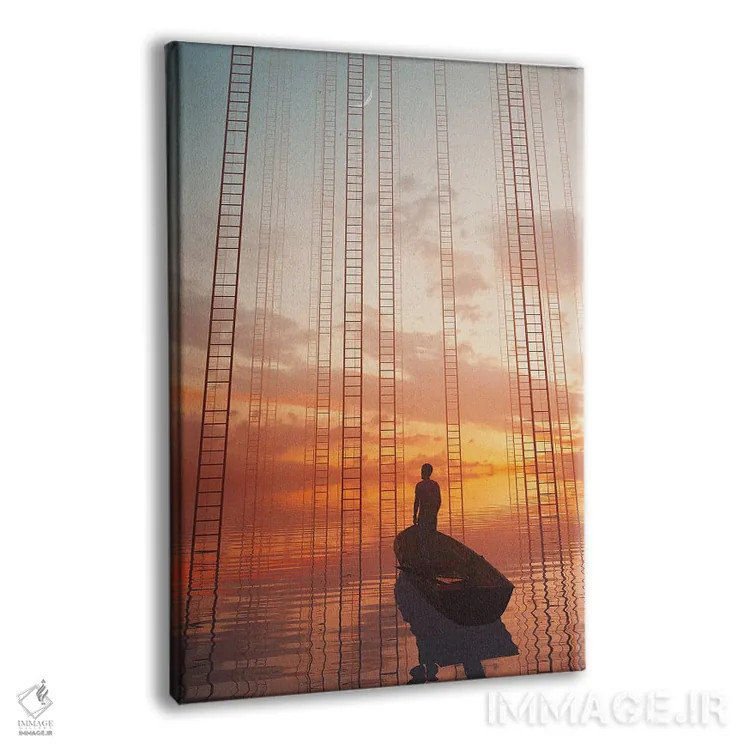 تابلو دکوراتیو فرار برنامه ریزی نشده اثر داوانش آتری - نمای پرسپکتیو محصول