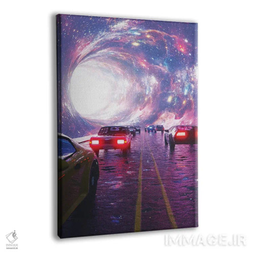 تابلو دکوراتیو سفر اثر داوانش آتری - نمای پرسپکتیو محصول