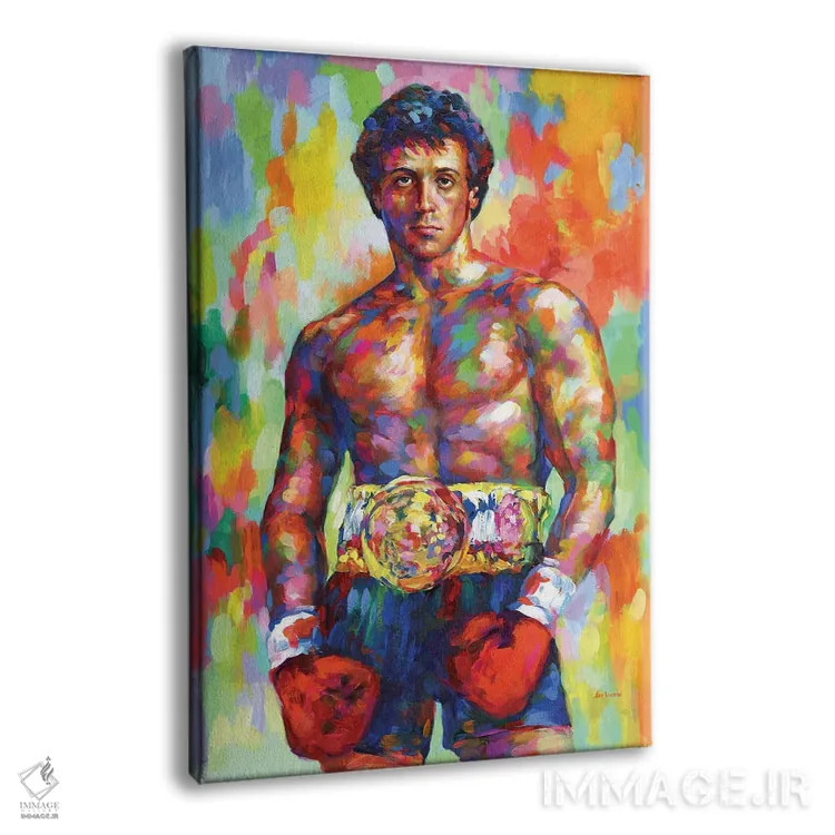 تابلو دکوراتیو اسب اصیل ایتالیایی اثر لئون دوونیس - نمای پرسپکتیو محصول