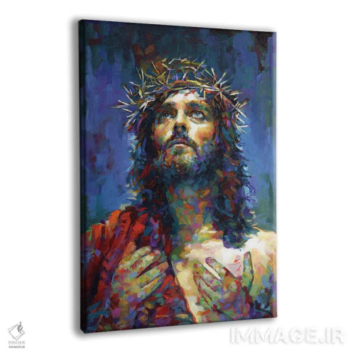 تابلو دکوراتیو عیسی مسیح اثر لئون دوونیس - نمای پرسپکتیو محصول