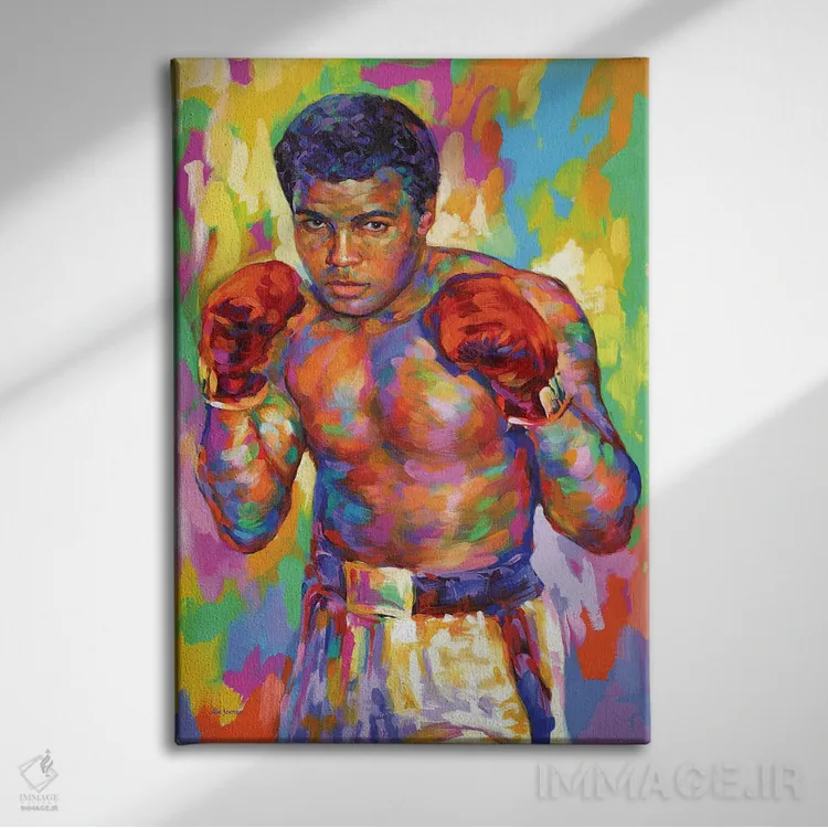 تابلو دکوراتیو علی اثر لئون دوونیس - نمای روبهرو روی دیوار