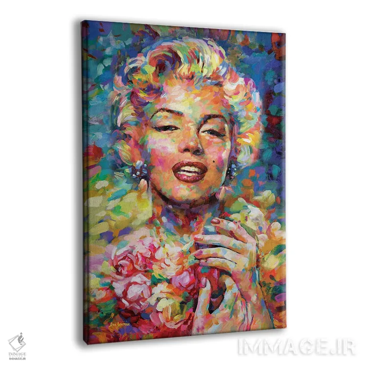 تابلو دکوراتیو مرلین مونرو ۳ اثر لئون دوونیس - نمای پرسپکتیو محصول