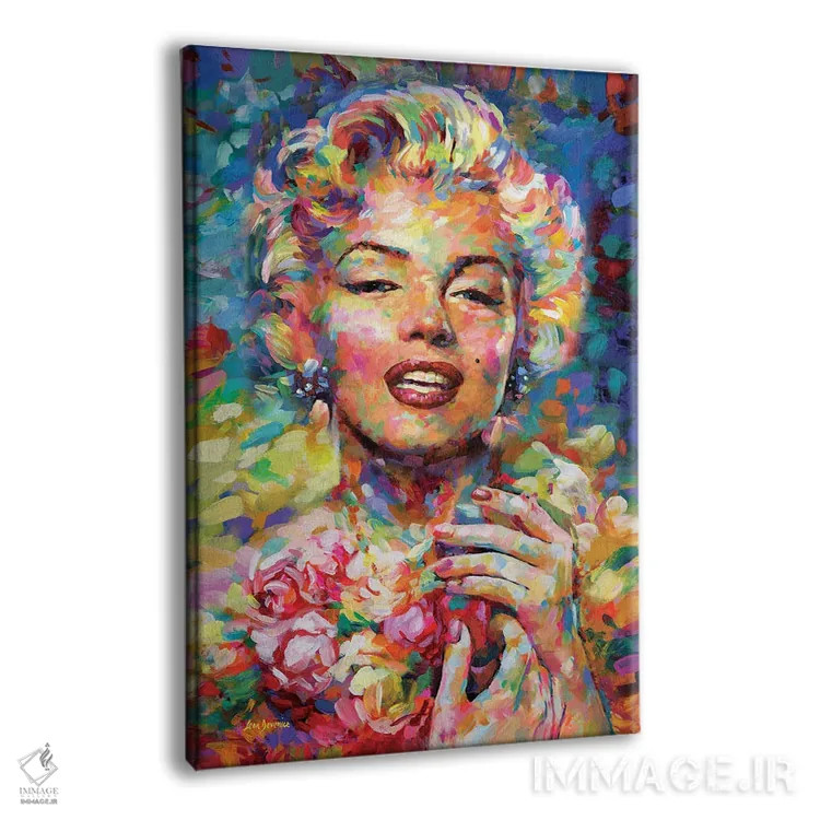 تابلو دکوراتیو مرلین مونرو ۳ اثر لئون دوونیس - نمای پرسپکتیو محصول