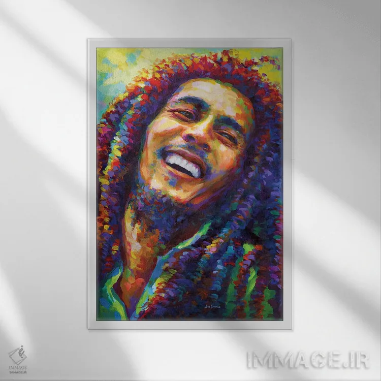 تابلو دکوراتیو مارلی ۲ اثر لئون دوونیس - نمای قابدار سفید