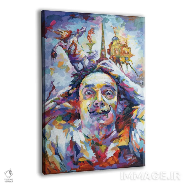 تابلو دکوراتیو سالوادور دالی اثر لئون دوونیس - نمای پرسپکتیو محصول