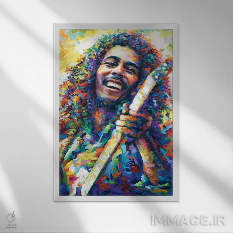 تابلو دکوراتیو مارلی ۳ اثر لئون دوونیس - نمای قابدار سفید