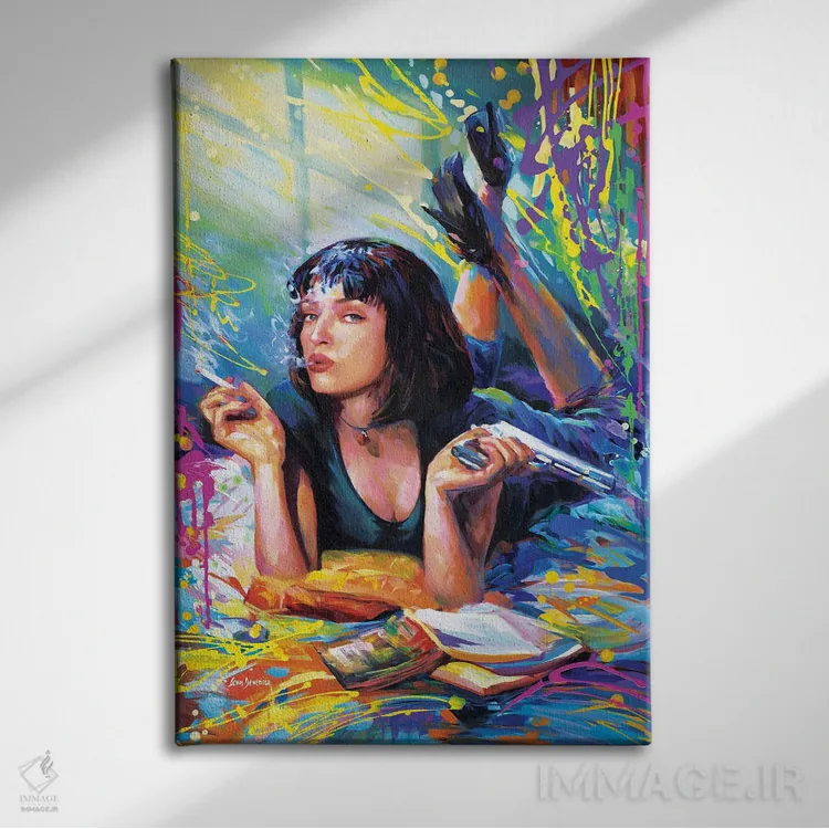 تابلو دکوراتیو داستان عامه پسند ۲ اثر لئون دوونیس - نمای روبهرو روی دیوار