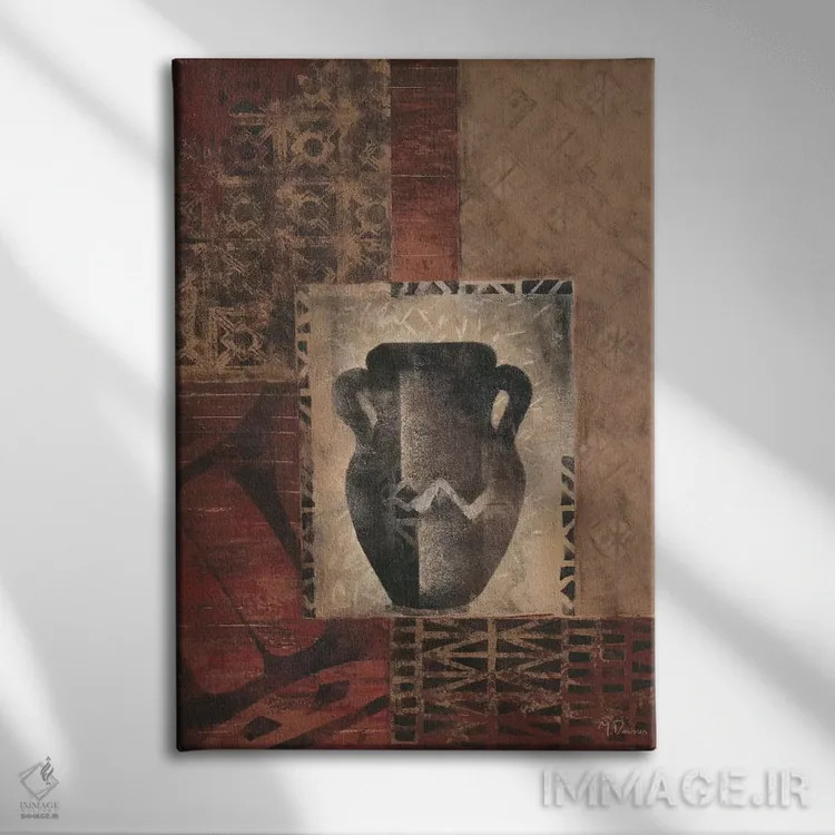 تابلو دکوراتیو احیای آثار باستانی ۲ اثر ماریا دونوان - نمای روبهرو روی دیوار