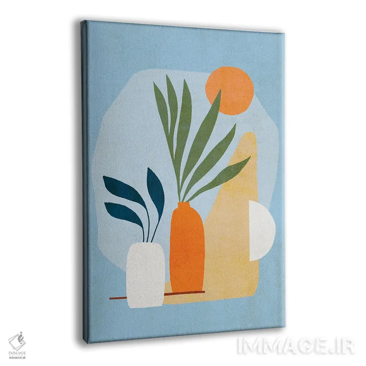 تابلو مدرن اشکال طبیعت ۳ اثر دومینیک واری - نمای پرسپکتیو محصول