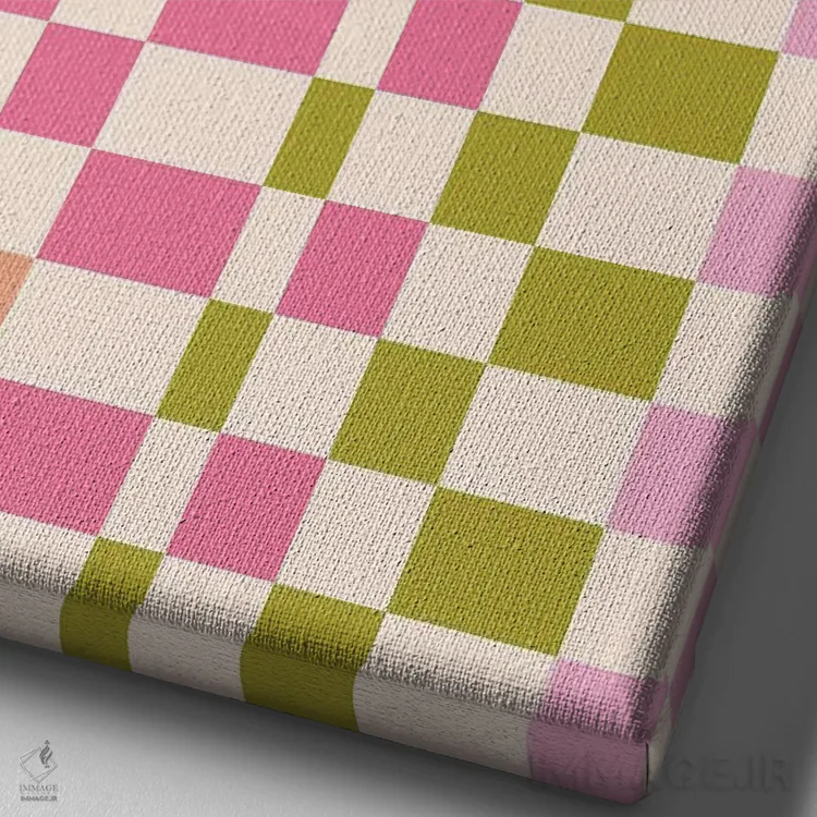 تابلو دکوراتیو بیایید این کار را انجام دهیم اثر دومینیک واری - نمای نزدیک بافت بوم