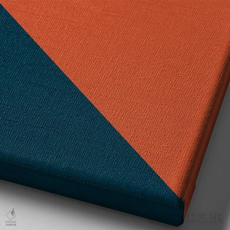 تابلو انتزاعی سی ینا مدرن میان قرن ۳ اثر دومینیک واری - نمای نزدیک بافت بوم