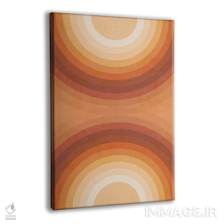 تابلو انتزاعی هندسه مدرن میان قرن ۷ اثر دومینیک واری - نمای پرسپکتیو محصول